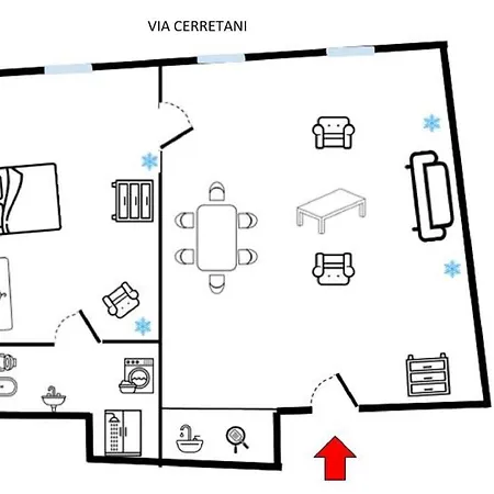 公寓 Raso Cozy Penthouse Near The Duomo